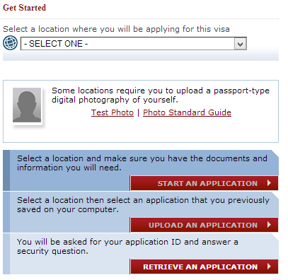 application ceac visa process visitors form